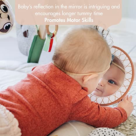 Tiny Love Boho Chic Gymini Developmental Gym and Playmat for Babies - with Mirror and Detachable Toys