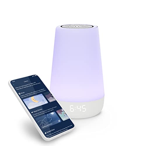 Hatch Rest Baby Sound Machine, Night Light | 2nd Gen | Sleep Trainer, Time-to-Rise Alarm Clock, White Noise Soother, Music for Nursery, Toddler & Kids Bedroom