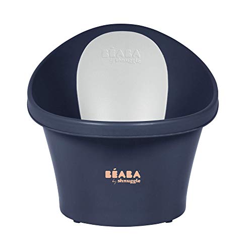 BEABA by Shnuggle Baby Bath Tub with Little Baby Bum Bump Support and Cozy Foam Back Rest