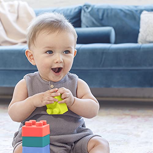 Infantino Super Soft Building Blocks, Easy-to-Hold for Babies & Toddlers