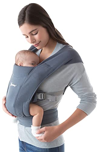 ergobaby embrace cozy knit newborn carrier for babies Ergobaby Embrace Cozy Newborn Baby Wrap Carrier (7-25 Pounds), Multipl
