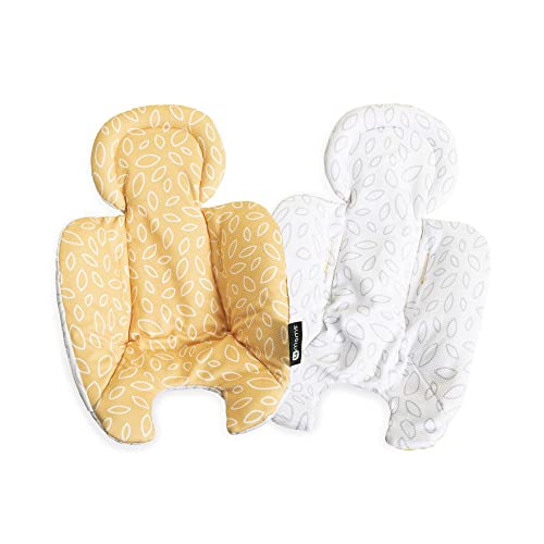 4moms RockaRoo and MamaRoo Infant Insert for Newborn Baby and Infant, Machine Washable, Cool Mesh Fabric, Reversible Design, Yellow