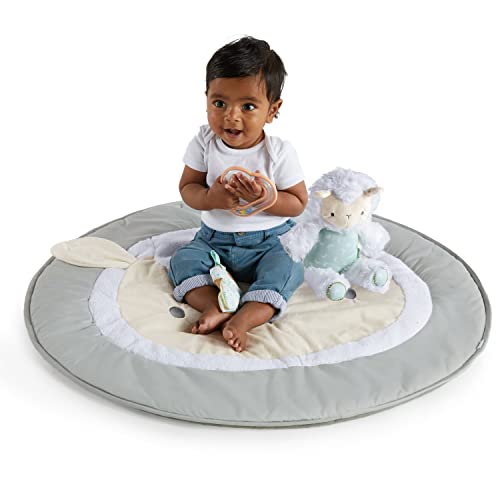 Ingenuity Sheppy's Spot Ultra Plush Baby Activity Gym & Tummy Time Mat, Newborn and up - Corrie