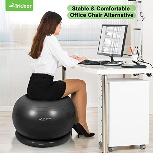 Trideer Ball Chair Yoga Ball with Base