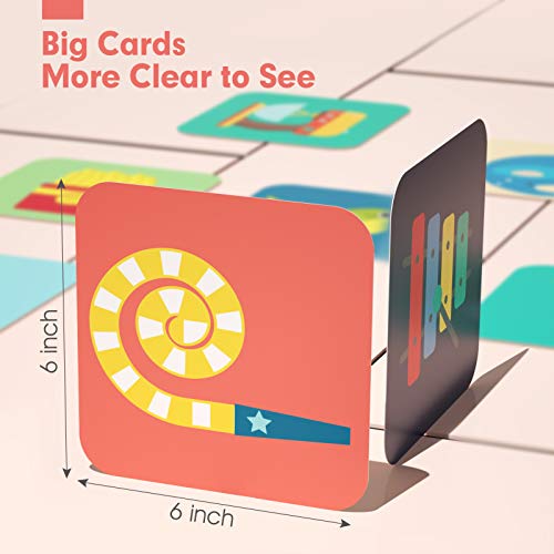 Flash Cards Baby Visual Stimulation Cards, 0-36 Months and 1-4 Years