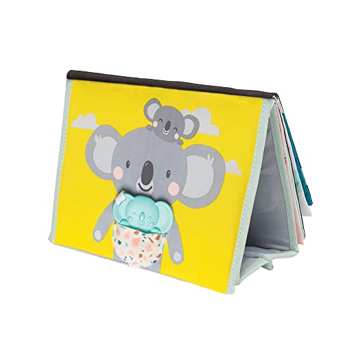 Taf Toys Koala Infant Tummy-time High Contrast Soft Crinkle Activity Book with Huge Baby Safe Mirror