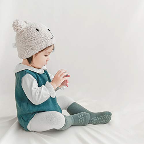 Baby Non Slip Grip Socks Toddler Knee High Anti Skid Crew Slipper Crawling Socks for Girls Boys Newborn