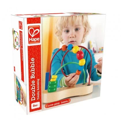 Award Winning Hape Double Bubble Wooden Bead Maze