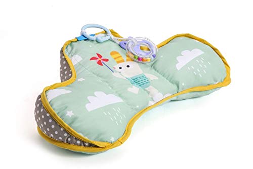 Taf Toys Baby Tummy Time Pillow | Perfect for 0-6 Months Old Babies | Comfortable Tummy Time
