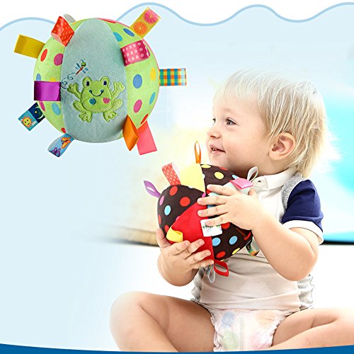 Inchant Baby Balls Soft Plush Rattle Comforter Toy