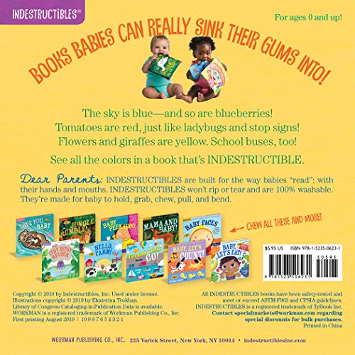 Indestructibles: Baby, See the Colors!: Chew Proof · Rip Proof · Nontoxic · 100% Washable Book for Babies