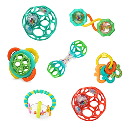 Bright Starts Oball Shaker Rattle Toy For Newborns
