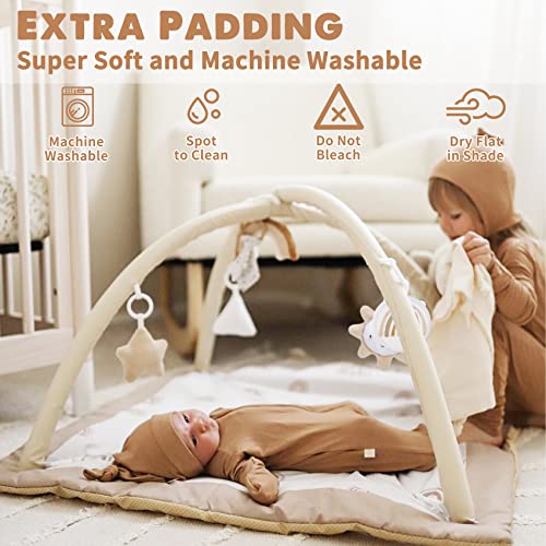 Mallify Washable Baby Gym Activity Center with Play Mat
