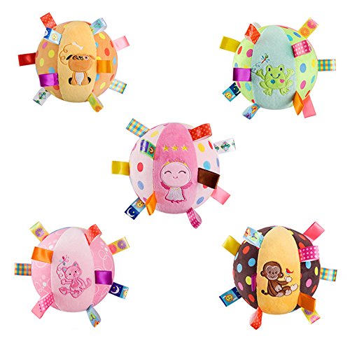 Inchant Baby Balls Soft Plush Rattle Comforter Toy