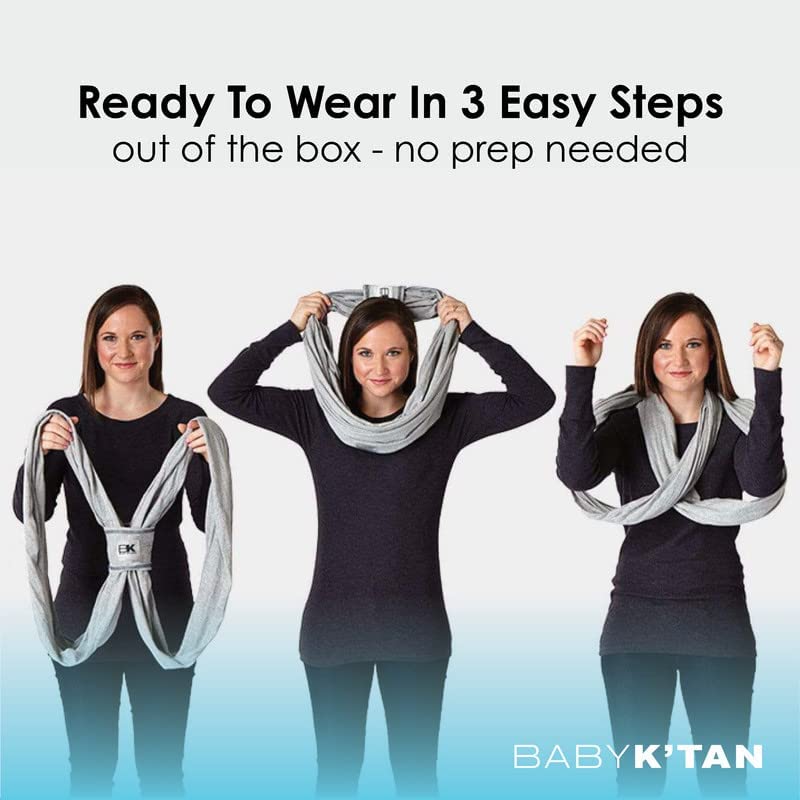 Baby K'tan Original Wrap Baby Carrier - Versatile and Secure Baby Sling