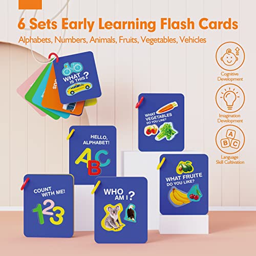 Flash Cards Baby Visual Stimulation Cards, 0-36 Months and 1-4 Years