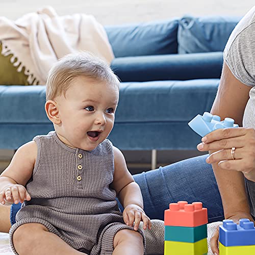 Infantino Super Soft Building Blocks, Easy-to-Hold for Babies & Toddlers