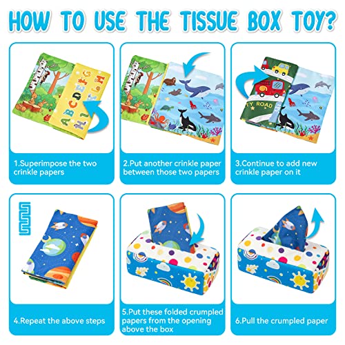 Montessori Toys Baby Tissue Box