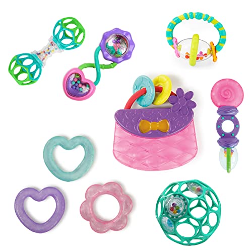 Bright Starts Oball Shaker Rattle Toy For Newborns