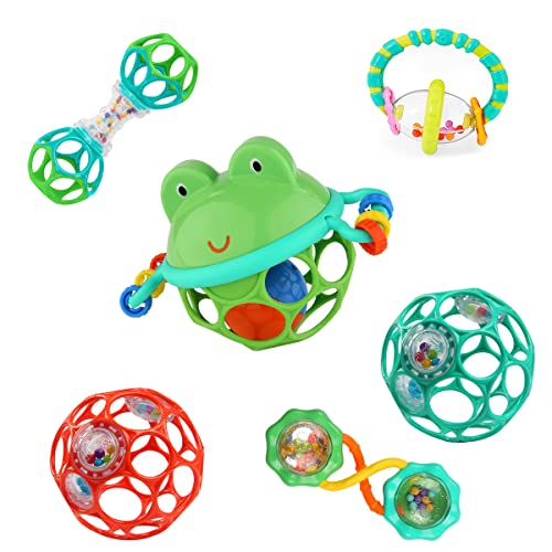 Bright Starts Oball Shaker Rattle Toy For Newborns