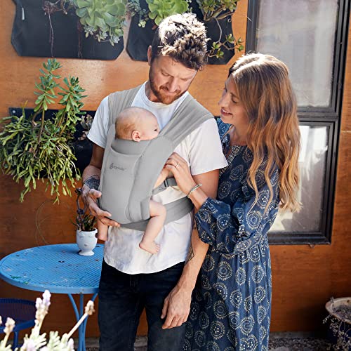 Ergobaby Embrace Cozy Newborn Baby Wrap Carrier (7-25 Pounds), Multiple Materials and Colors