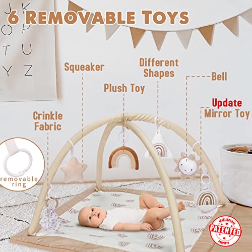 Mallify Washable Baby Gym Activity Center with Play Mat