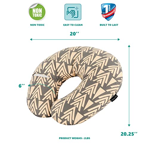 Dream On Me Beeboo Nursing Pillow and Positioner, Breastfeeding and Bottlefeeding Pillow