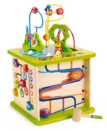 Country Critters Wooden Activity Play Cube by Hape