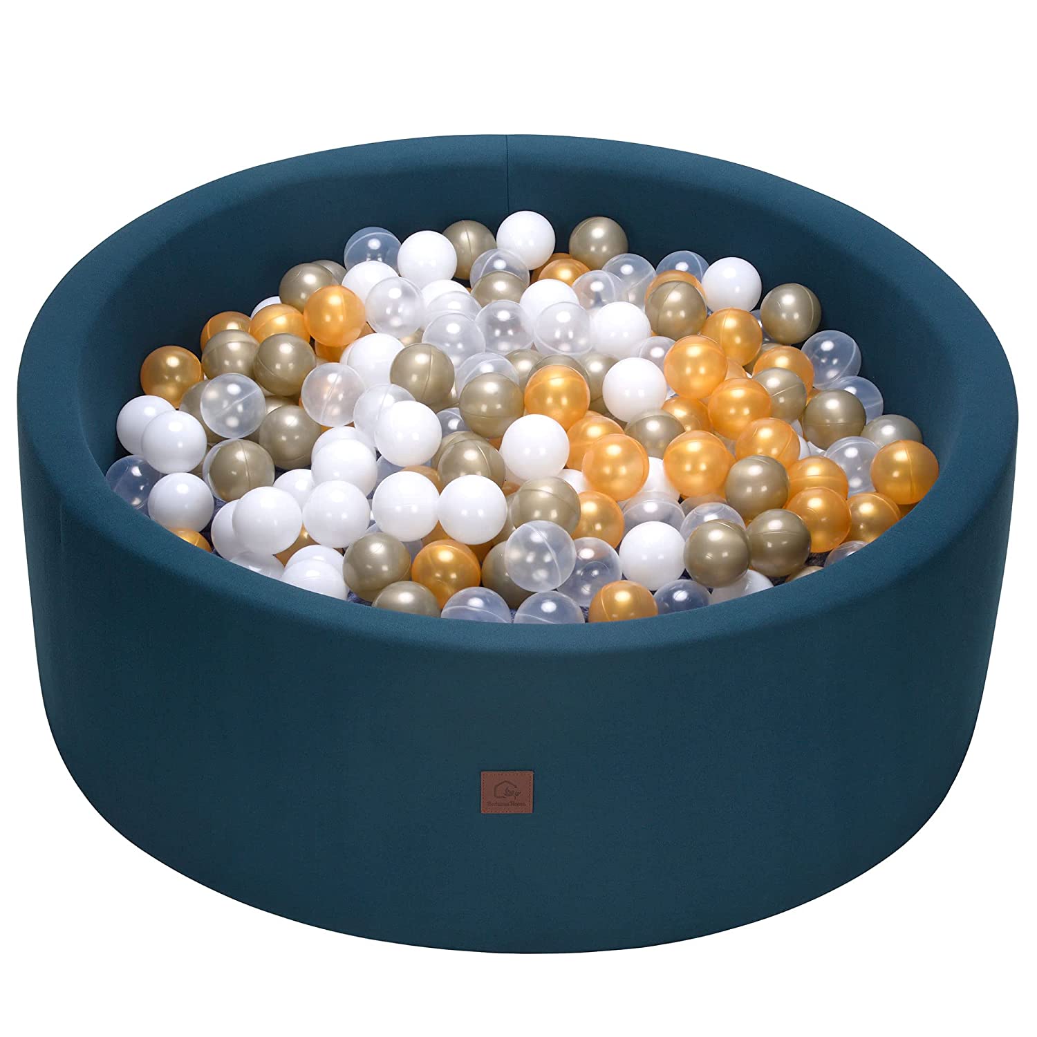Foam Ball Pit for Baby and Toddler with 200 Balls Included
