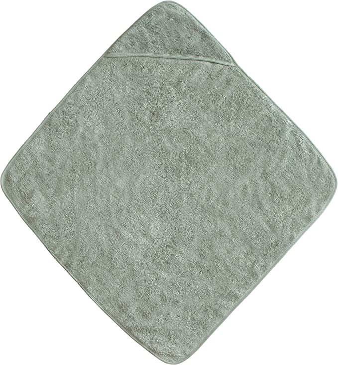 mushie Baby Hooded Towel | Organic Cotton (Moss)