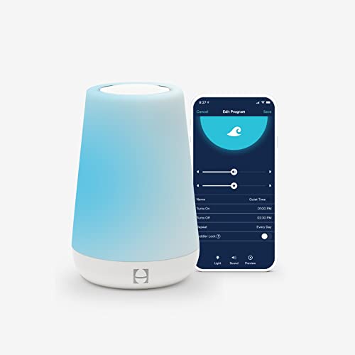 Hatch Rest Baby Sound Machine, Night Light | 2nd Gen | Sleep Trainer, Time-to-Rise Alarm Clock, White Noise Soother, Music for Nursery, Toddler & Kids Bedroom