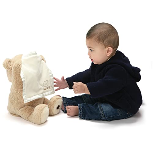 GUND Peek-A-Boo Teddy Bear Plush, 11.5"