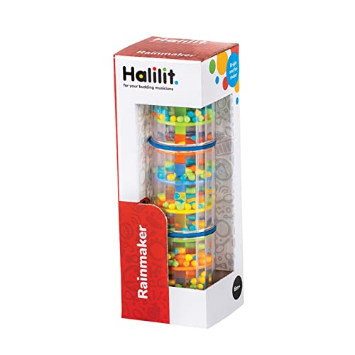 Halilit by Edushape Rainmaker - 8 Inch Rainstick Musical Instrument for Babies, Toddlers and Kids