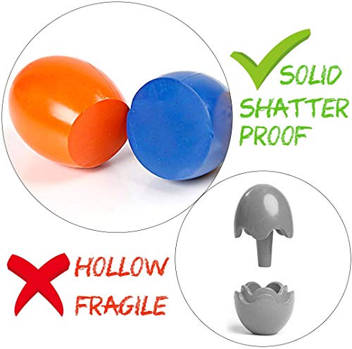 Egg-Shaped Washable Crayons for Toddlers, 9 Colors