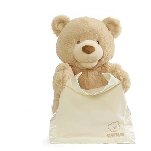 GUND Peek-A-Boo Teddy Bear Plush, 11.5"