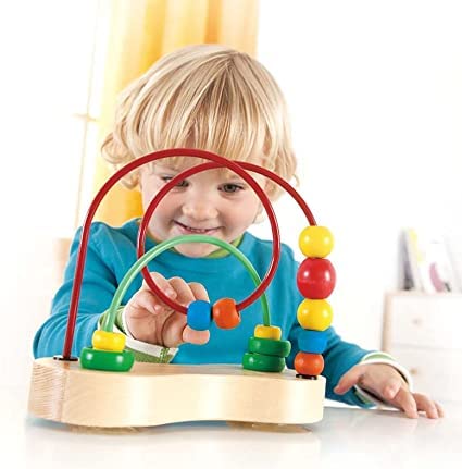 Award Winning Hape Double Bubble Wooden Bead Maze