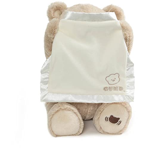GUND Peek-A-Boo Teddy Bear Plush, 11.5"