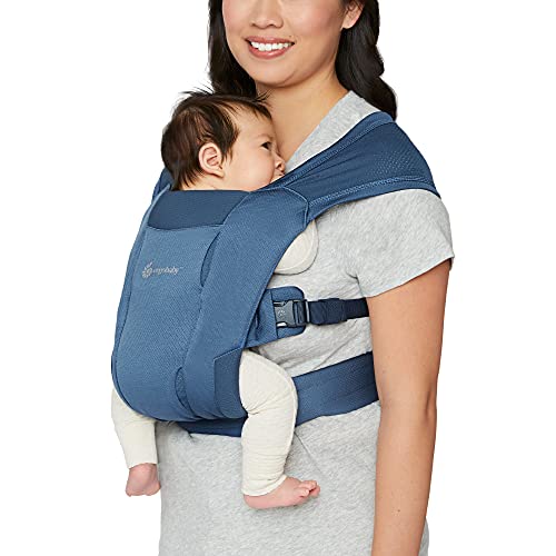 Ergobaby Embrace Cozy Newborn Baby Wrap Carrier (7-25 Pounds), Multiple Materials and Colors