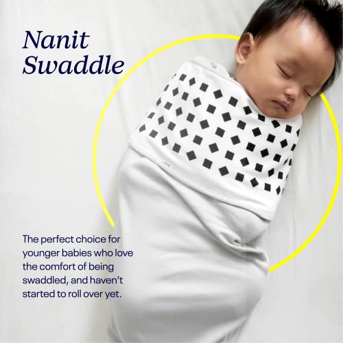 Nanit Breathing Wear Swaddle 3-Pack - The Ultimate Solution to Monitor Your Baby's Breathing Motion
