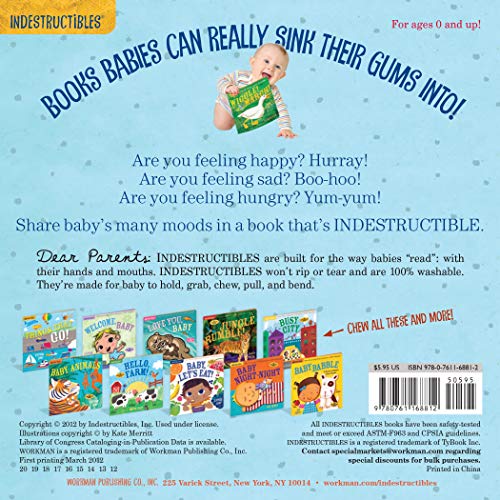 Indestructibles: Baby Faces: A Book of Happy, Silly, Funny Faces: Chew Proof · Rip Proof · Nontoxic · 100% Washable (Book for Babies, Newborn Books, Safe to Chew)