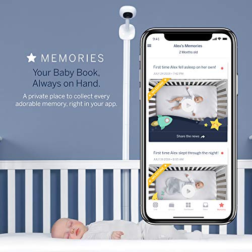 Nanit Plus - HD Smart Baby Monitor with Sleep Tracking and Two-Way Audio