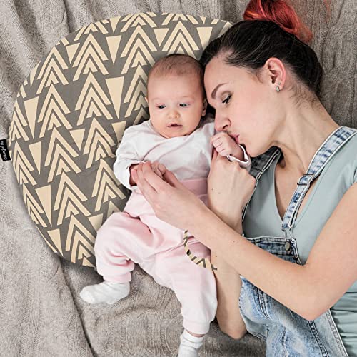 Dream On Me Beeboo Nursing Pillow and Positioner, Breastfeeding and Bottlefeeding Pillow