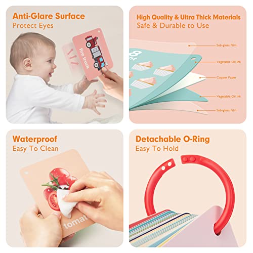 0 to 3 Months Vision Trigger Cards Early Education Cards Train Newborn  Babies Visual Stimulation Practice Montessori Toy