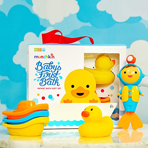 Munchkin Baby's First Bath, Baby and Toddler Gift Set