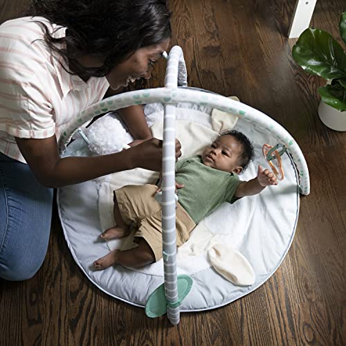 Ingenuity Sheppy's Spot Ultra Plush Baby Activity Gym & Tummy Time Mat, Newborn and up - Corrie
