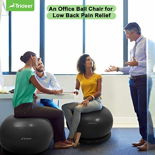 Yoga ball chair for best sale back pain